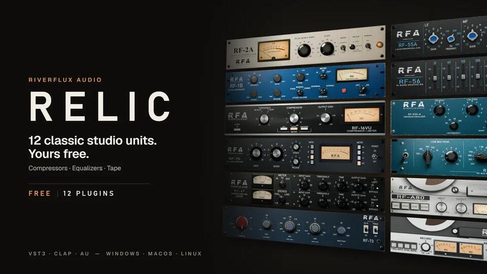 FREE: Relic classic plugin suite by Riverflux Audio - NewsBreak