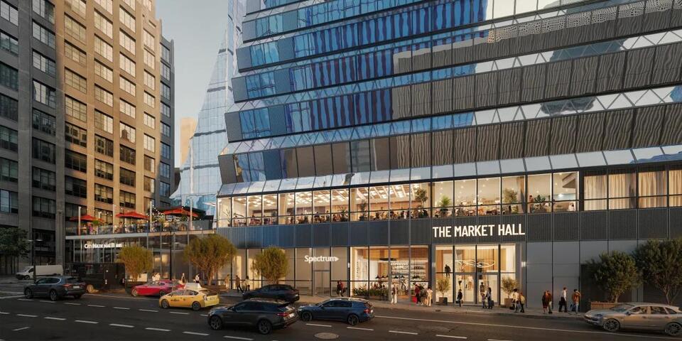 Fall Opening Planned for New Two-Level Food Hall with Rooftop Terrace Bar in Hudson Yards