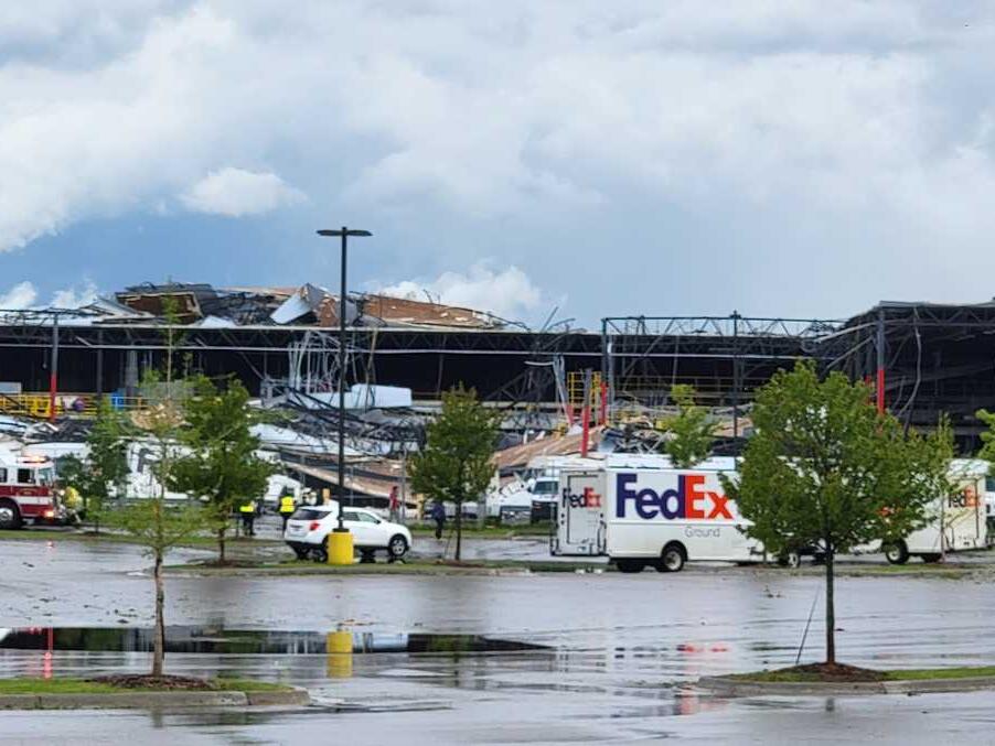 Tornadoes, GrapefruitSized Hail Rip Through Southwest Michigan