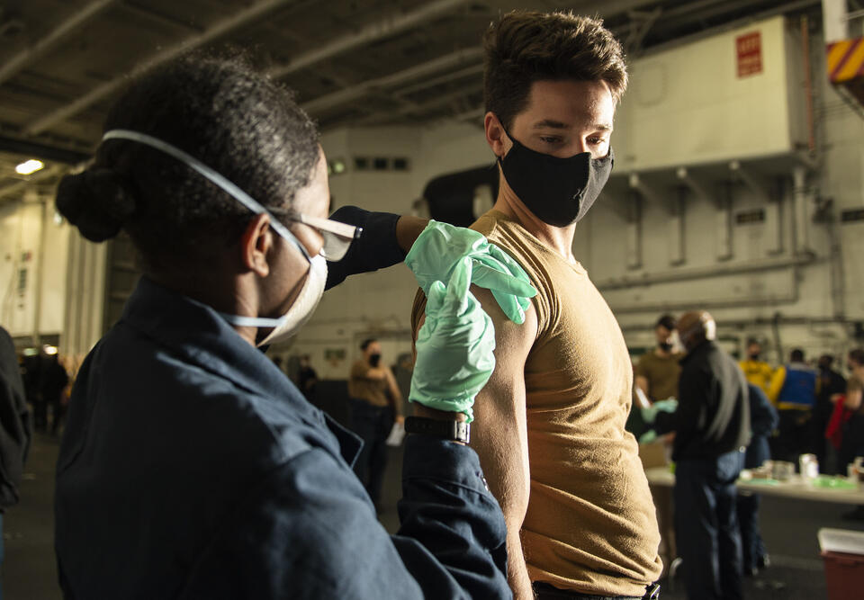 In shift, Pentagon grants flu vaccine exceptions to military services ...