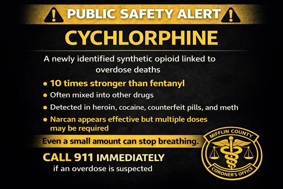 Warning about cychlorphine-linked overdoses in Pennsylvania - NewsBreak