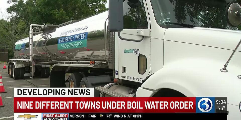 Boil water advisory shuts down food establishments across nine CT towns