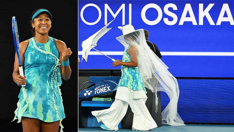 Naomi Osaka turns the 2026 Australian Open into her fashion playground ...