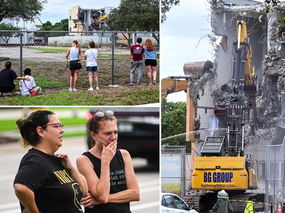 Demolition of the Parkland classroom building where 17 died in 2018 ...
