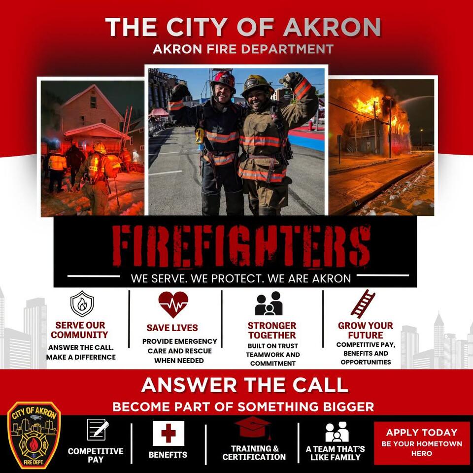 Akron Fire Department hiring firefighter/paramedics - NewsBreak