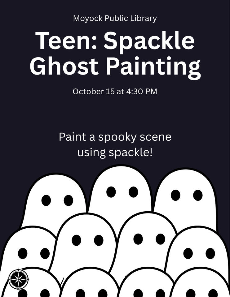 📅 Teen spackle ghost painting at Moyock Library - NewsBreak