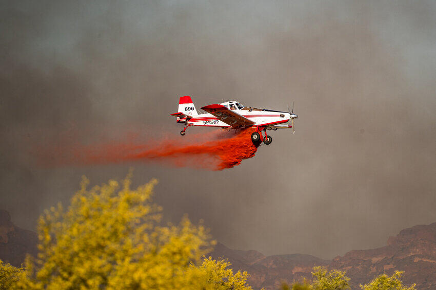 'Ghost Fire' has burned 88 acres near Lost Dutchman State Park NE of ...