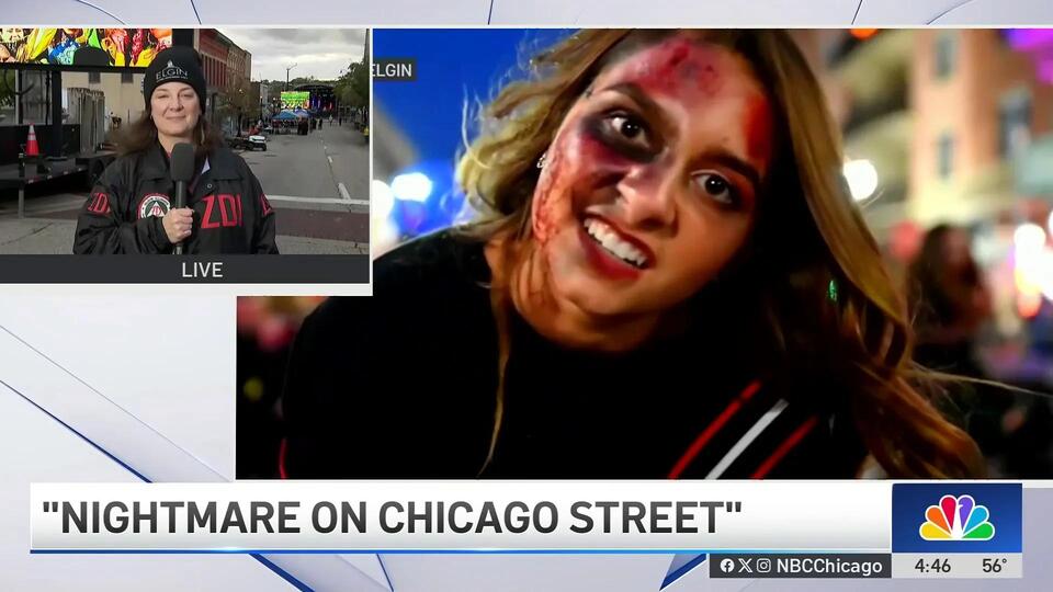 ‘Nightmare on Chicago Street' comes to life in downtown Elgin - NewsBreak