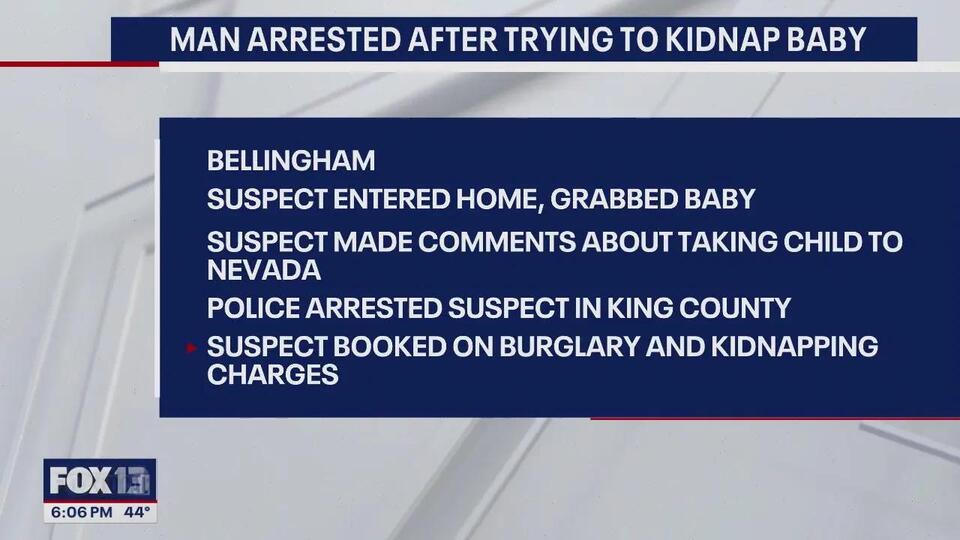 WA man kidnaps ex’s baby, chased down and arrested - NewsBreak
