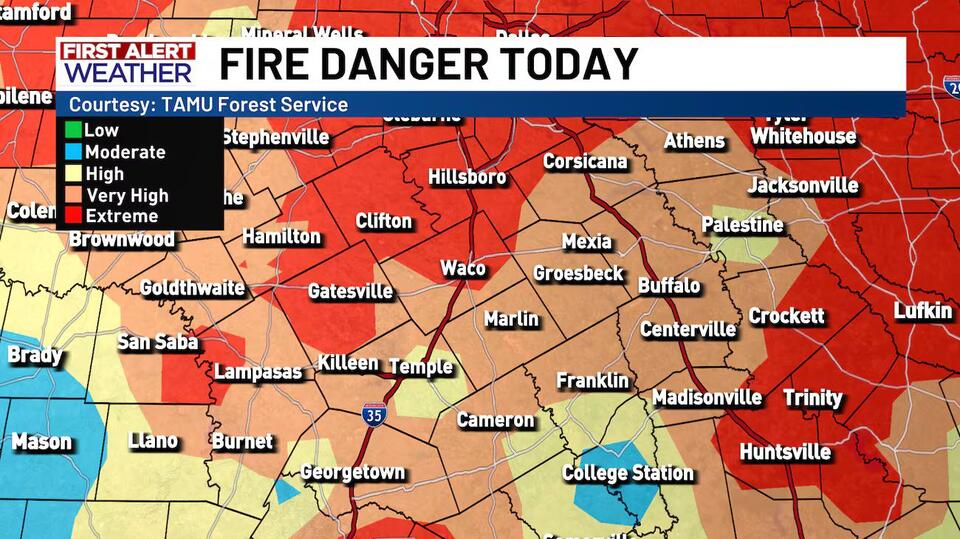 Dangerous Fire Conditions Today