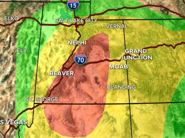 Much of central, southern Utah under flood watch advisory due to heavy rain