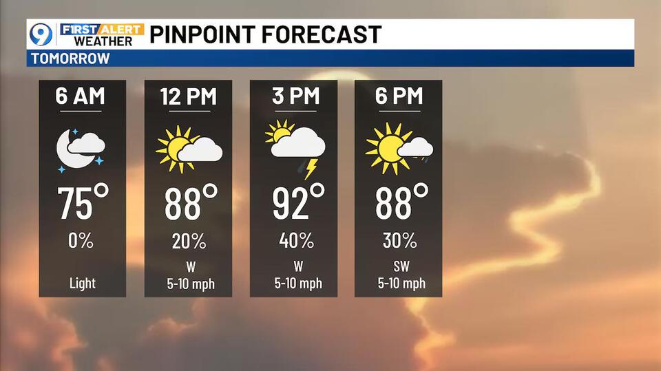 Storm chances to climb again later this week