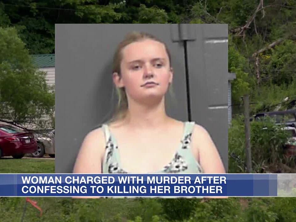 Woman charged with murder after confessing to shooting brother