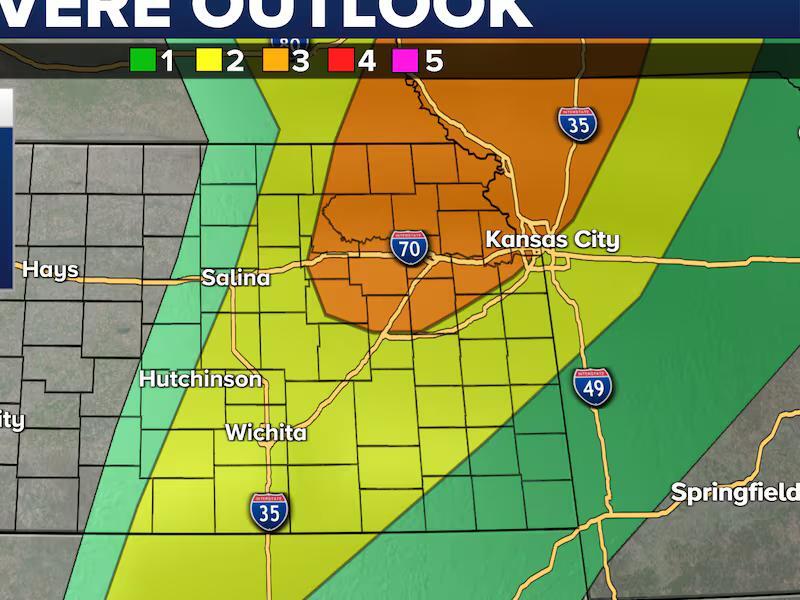 Severe Storms Possible This Evening