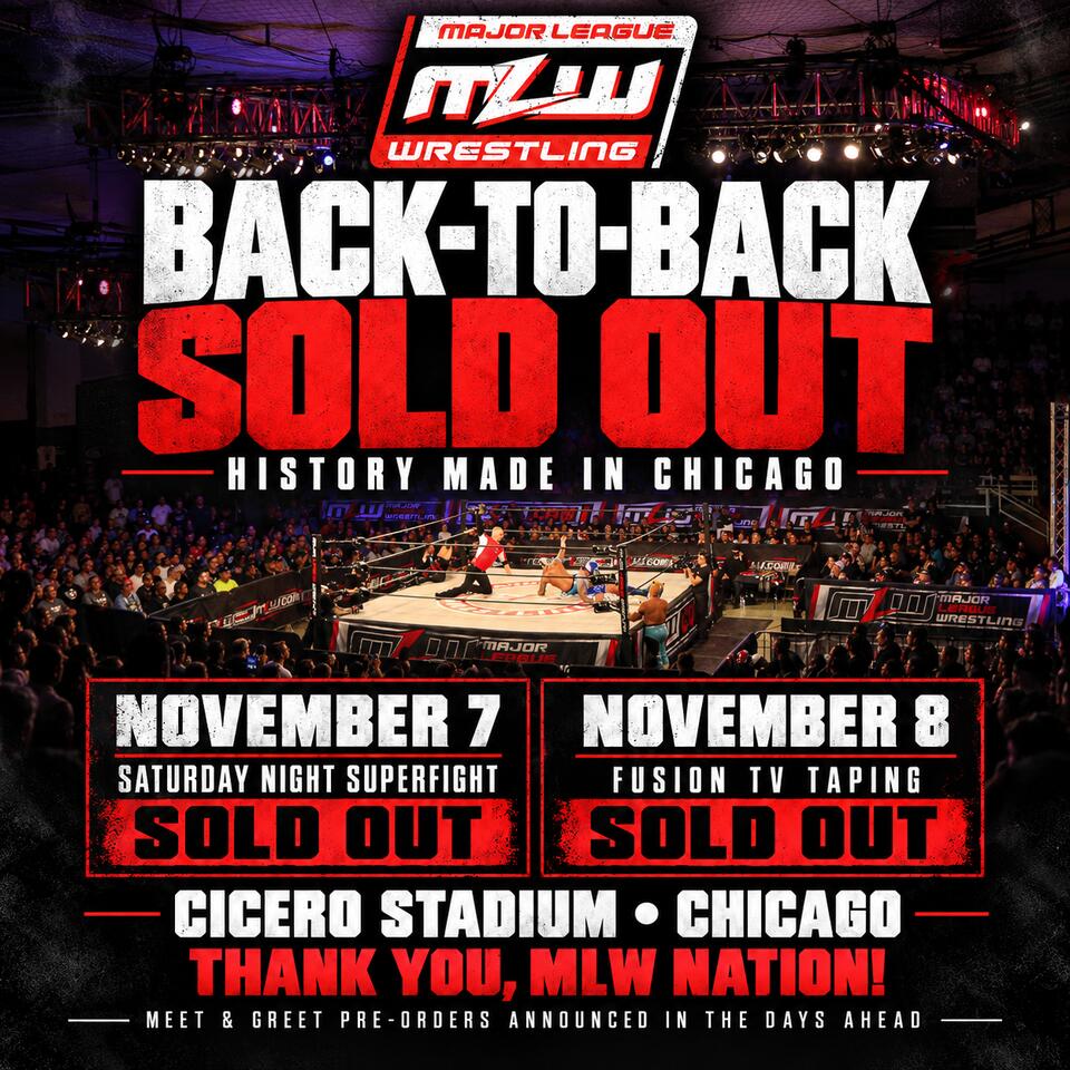 MLW Announces Back-To-Back Sellouts For Their Return To Chicago Next ...
