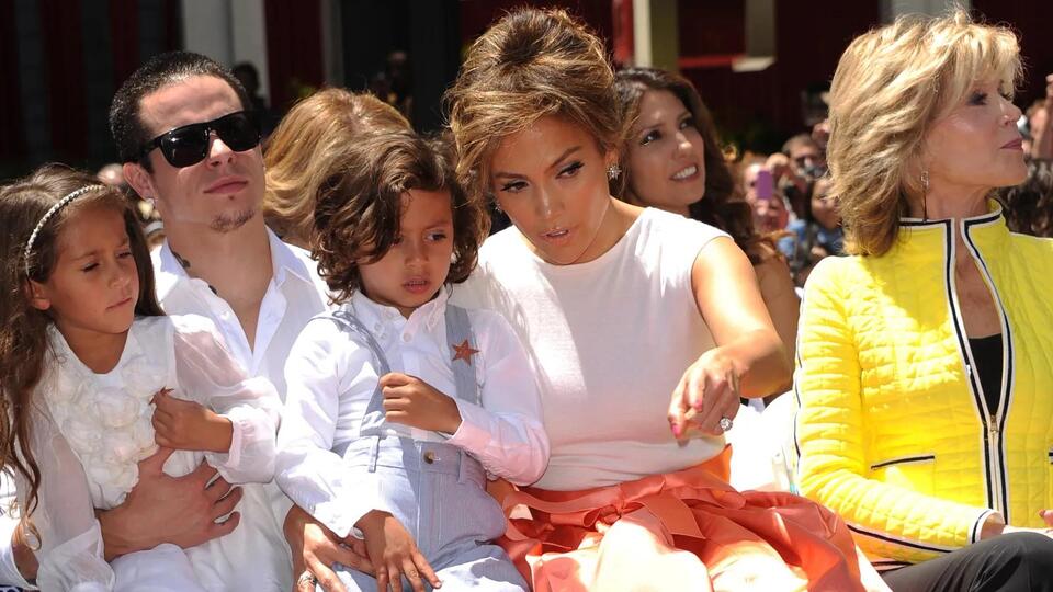Jennifer Lopez reportedly attended her child's high school graduation in Los Angeles, with family members also present