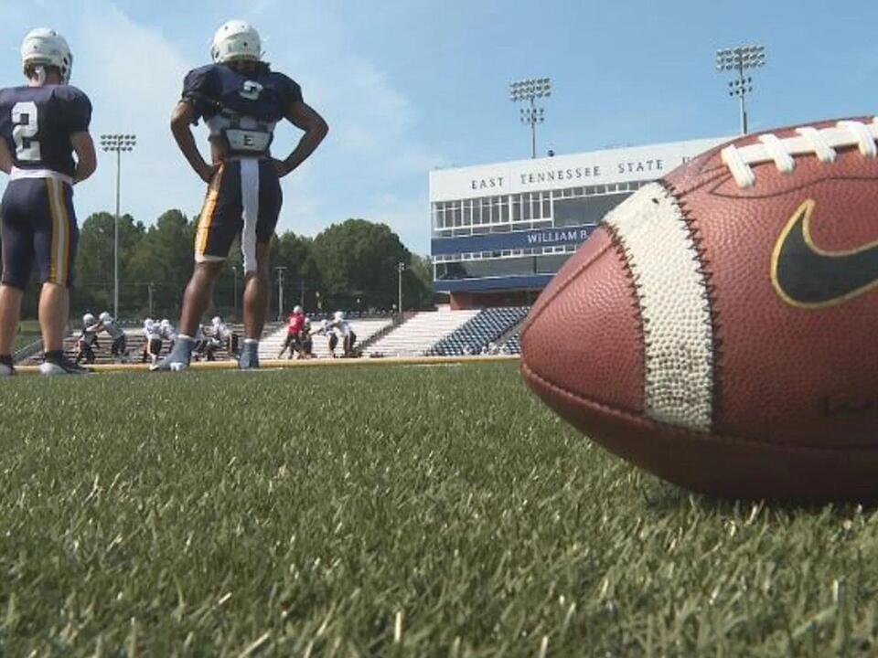 ETSU football keeping depth chart an open competition as full pads come out