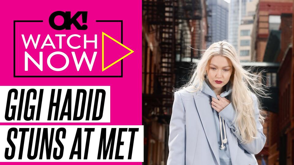 Gigi Hadid Is a Vision in Gold at the 2025 Met Gala as She Goes Without ...