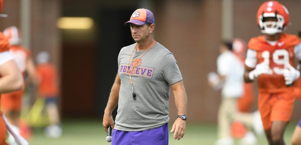 Swinney’s Wednesday Practice Report
