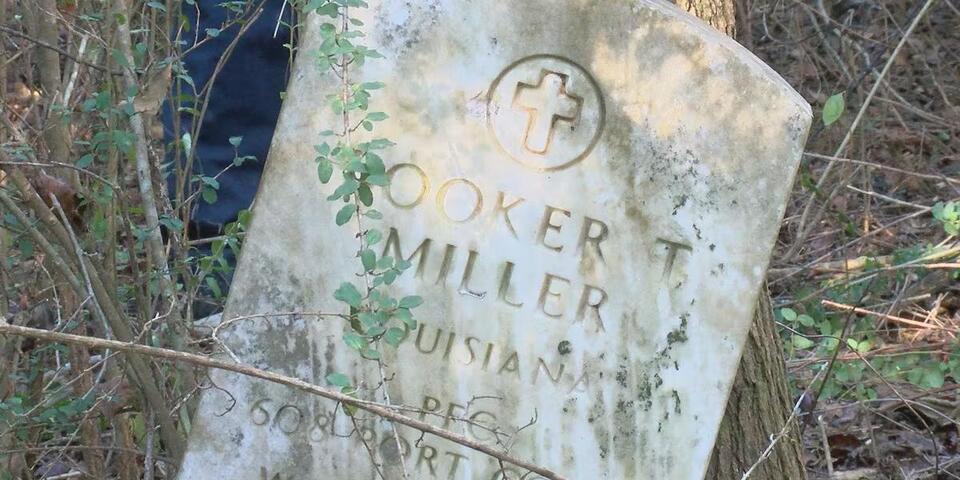 Forgotten no more: Volunteers reclaim Chloe Historic Cemetery ...