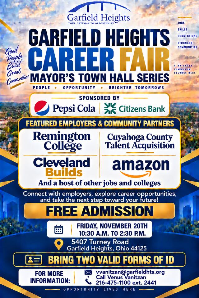 Garfield Heights Career Fair Town Hall! - NewsBreak