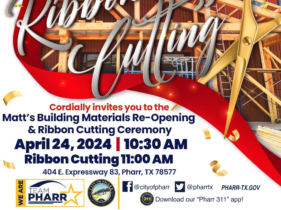 Ceremony set for Matt’s Building Materials