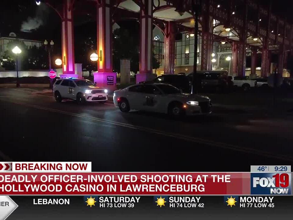 Man dies after officerinvolved shooting at Hollywood Casino and Hotel in Lawrenceburg, police say