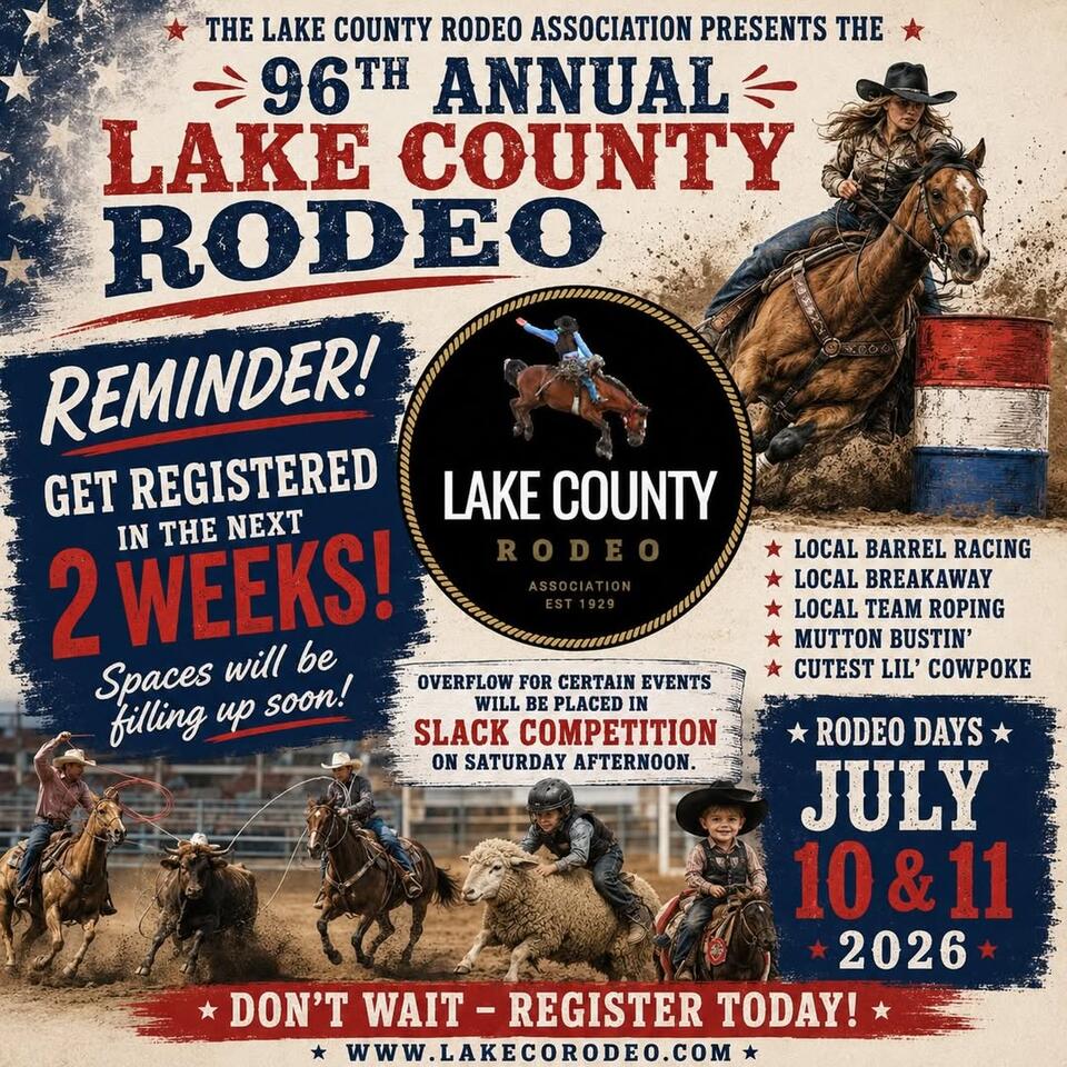 96th Annual Lake County Rodeo Set for July 10–11 - NewsBreak