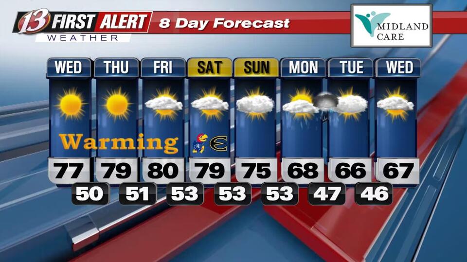 Wednesday forecast: A nice day