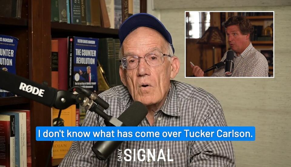 Victor Davis Hanson Calls Out Tucker Carlson for Doing ‘A Lot of ...