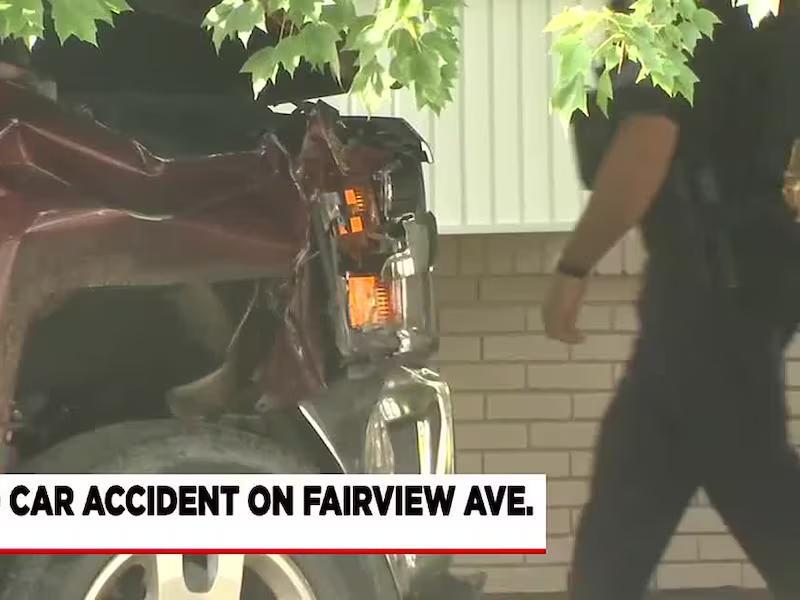Crews respond to car accident on Fairview Ave in Chicopee