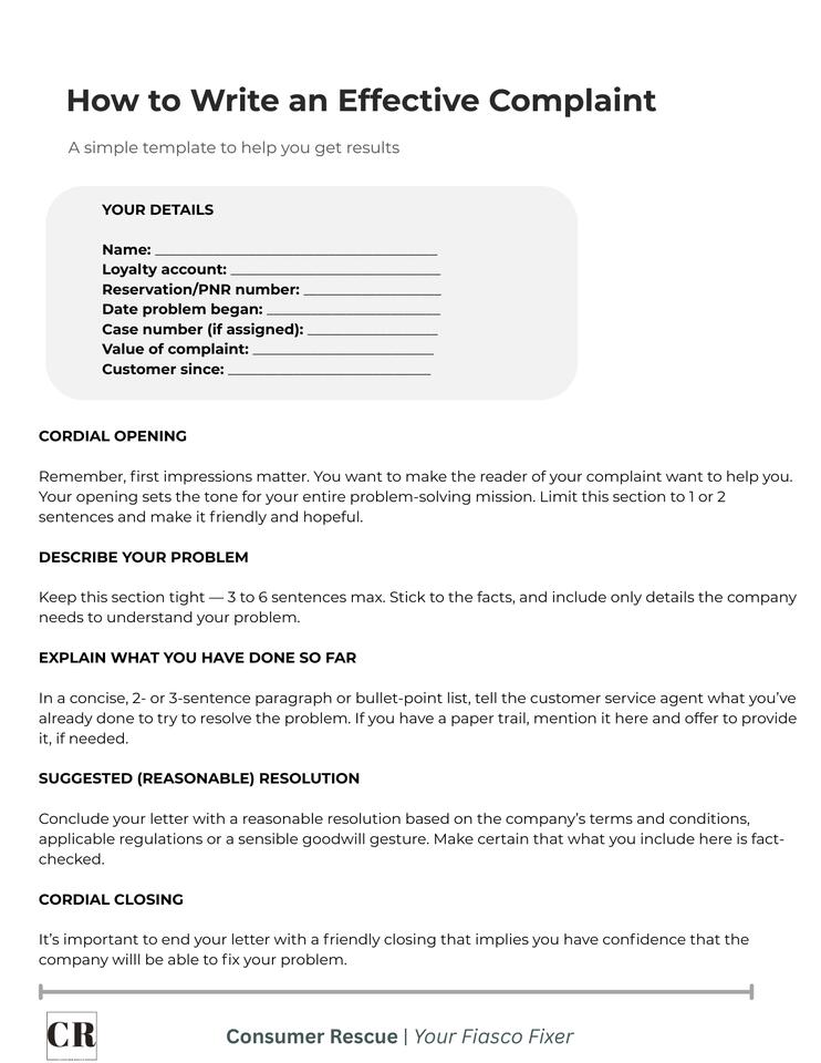 How to write an effective complaint letter (free template and samples)
