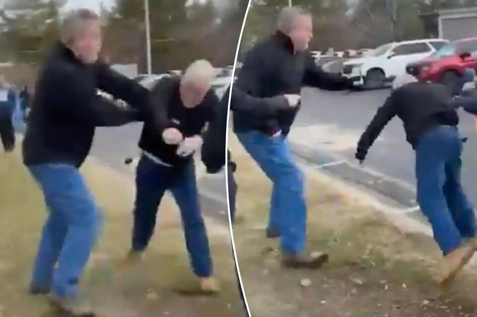 Old men trade punches in brutal fight after Titans-Jaguars game - NewsBreak