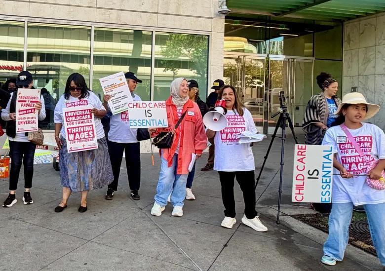 On a ‘Day Without Childcare,' providers call for higher pay and more subsidies