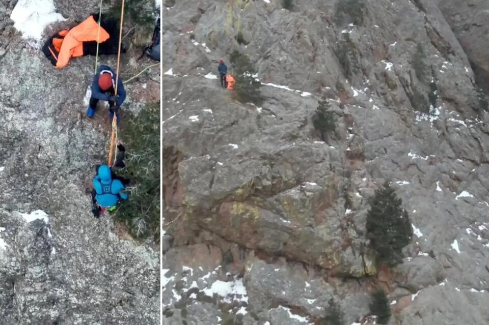 Colorado Springs hiker rescued from steep canyon ledge in ‘dangerously ...