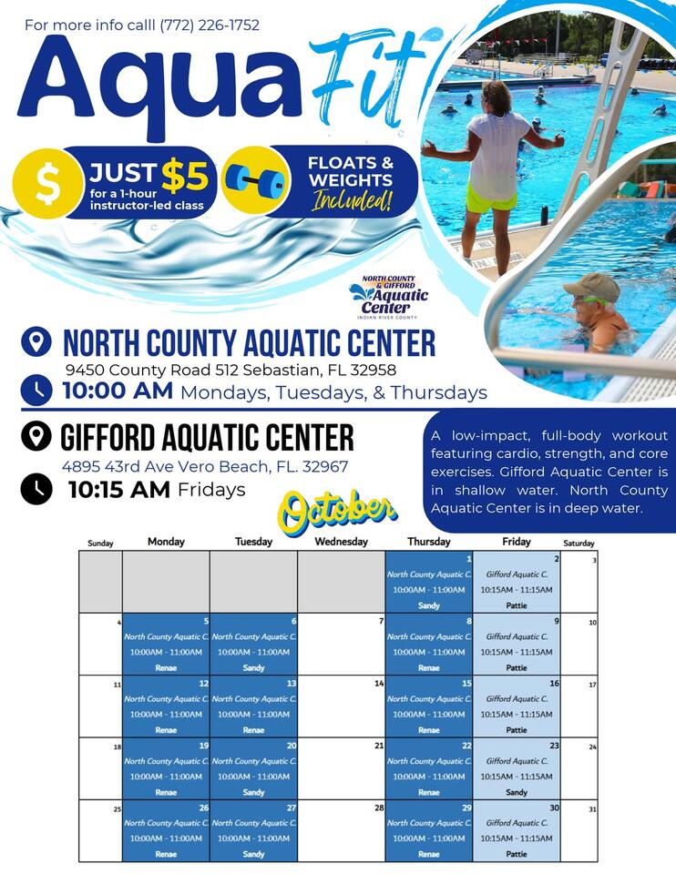 Aqua Fit water workout classes this week - NewsBreak