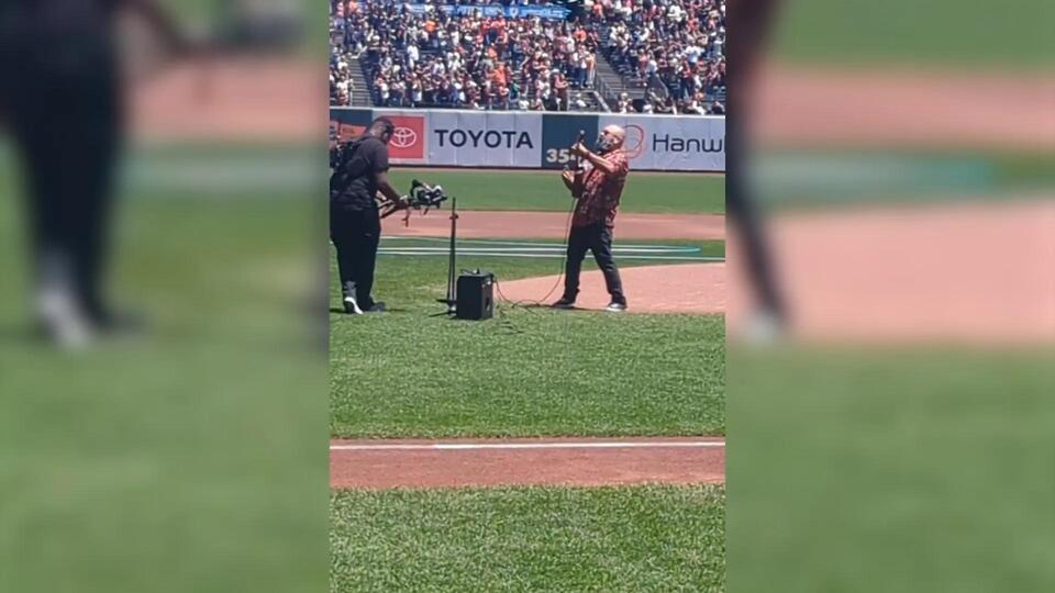 WATCH: Tulare native performs The Star-Spangled Banner at Giants game