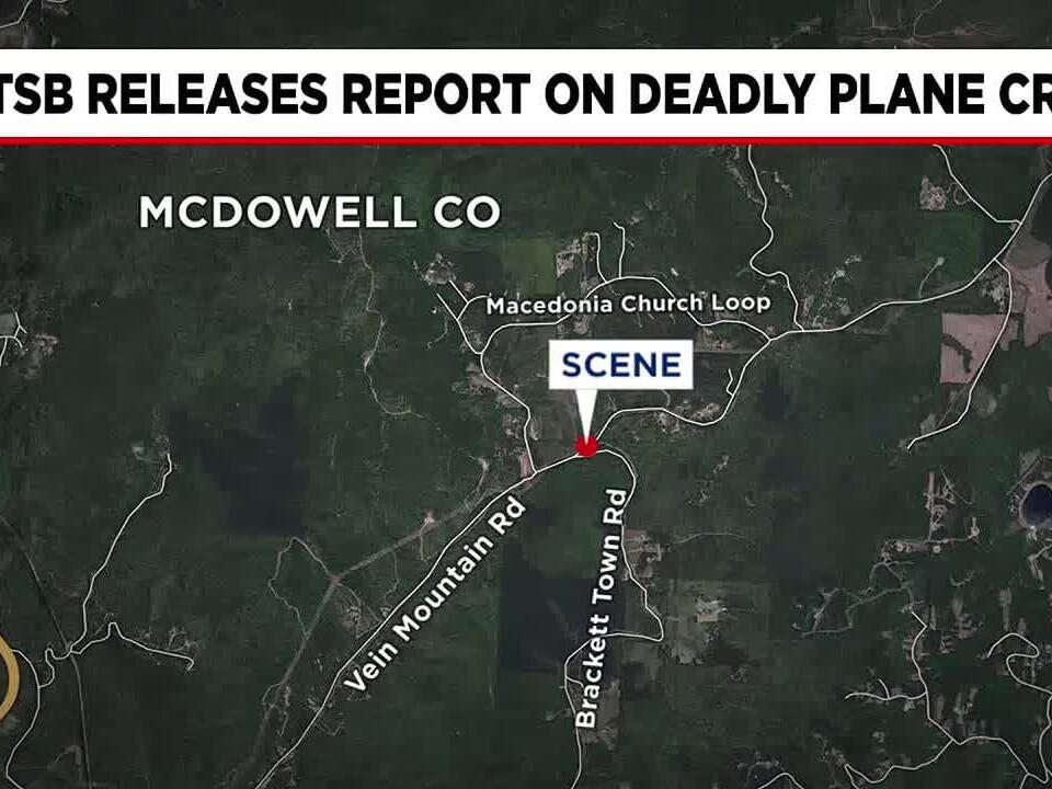 NTSB releases report on deadly plane crash in McDowell Co