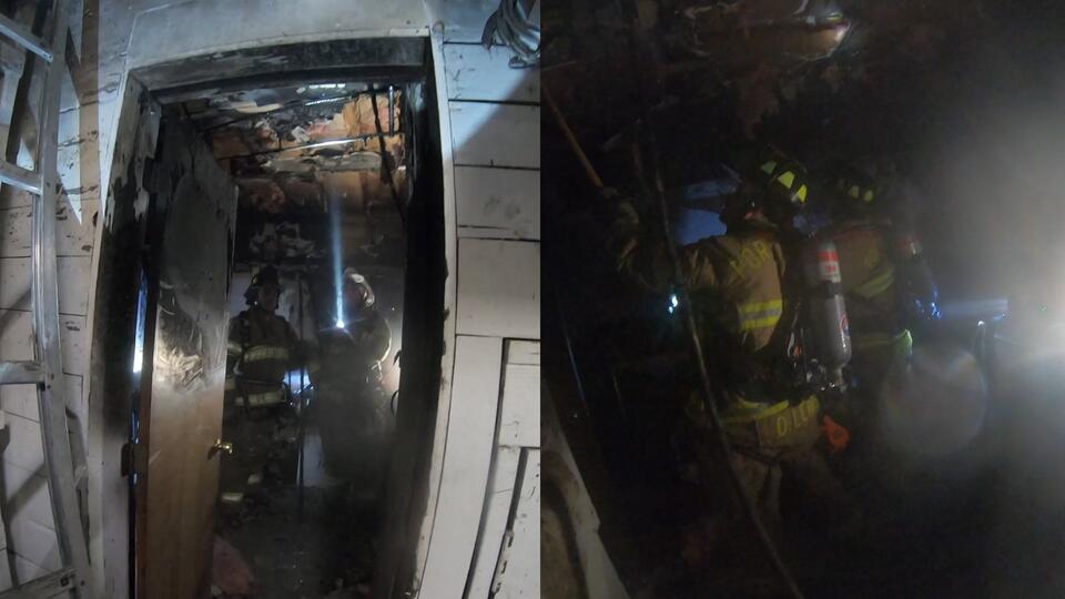 Firefighters respond to back-to-back fires in two states - NewsBreak