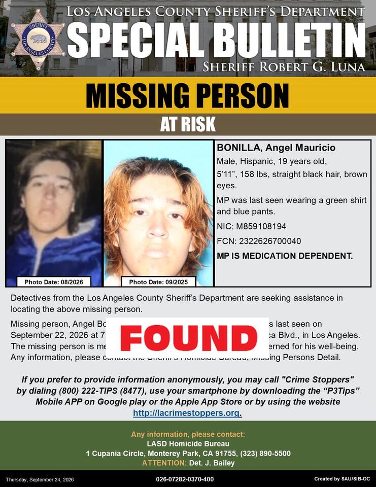 Missing At-Risk Man Angel Bonilla Found Safe - NewsBreak