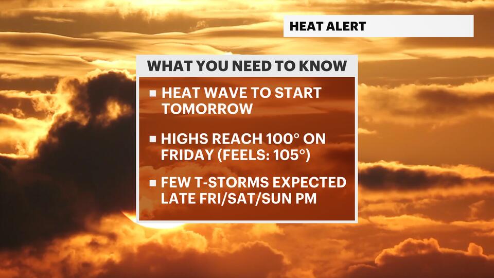 Humidity returns with higher heat on the way for NJ - NewsBreak