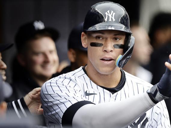 Yankees' Aaron Judge ties Mike Trout for MLB's longest home run