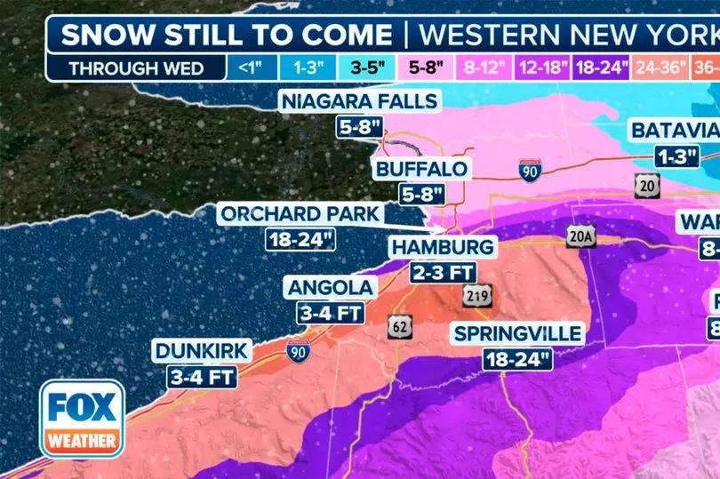 Arctic blast could see some of the US hit with up to six feet of snow ...