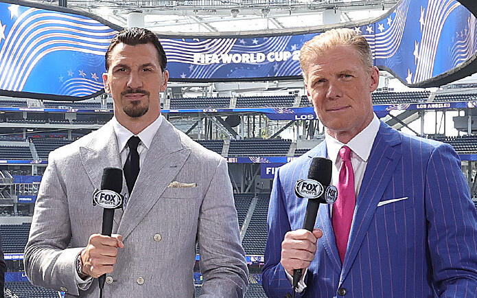 Zlatan Ibrahimovic Tells America 'You're Welcome' After Alexi Lalas Leaves FOX Desk for the Day