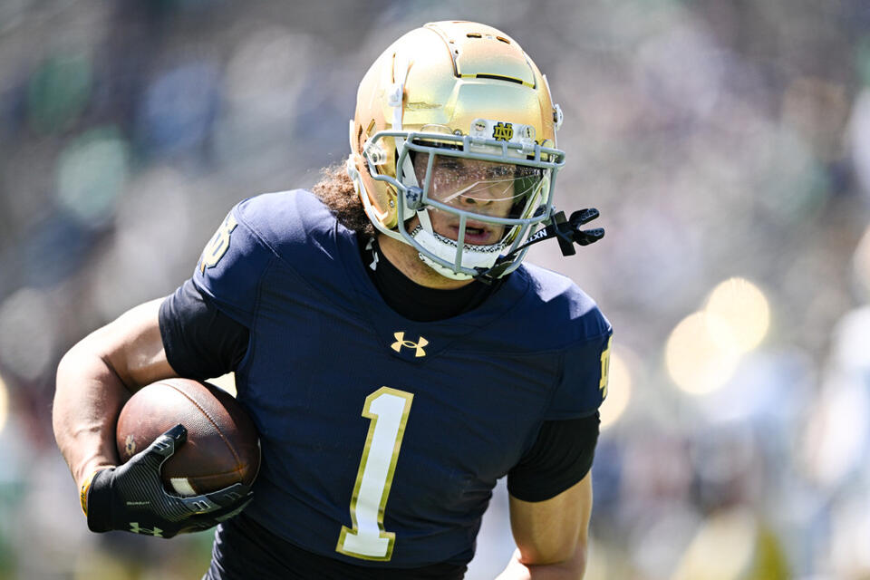 Jaden Greathouse Is Healthy Again, and Notre Dame’s Receiver Room Changes With Him