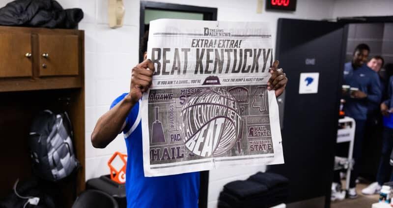 Watch Kentucky’s video recap from the EPIC win in Starkville before tonight’s game vs. Texas AM   NewsBreak