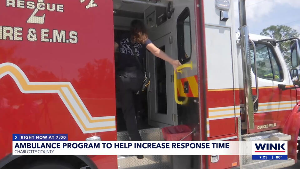 Charlotte County Public Safety launches 40-hour ambulance peak-load ...