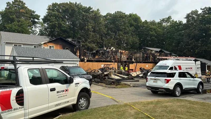 Genesee County apartment fire displaces dozens of people