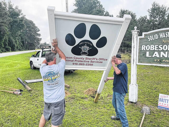 Sheriff’s Office now responsible for Robeson County Animal Control ...