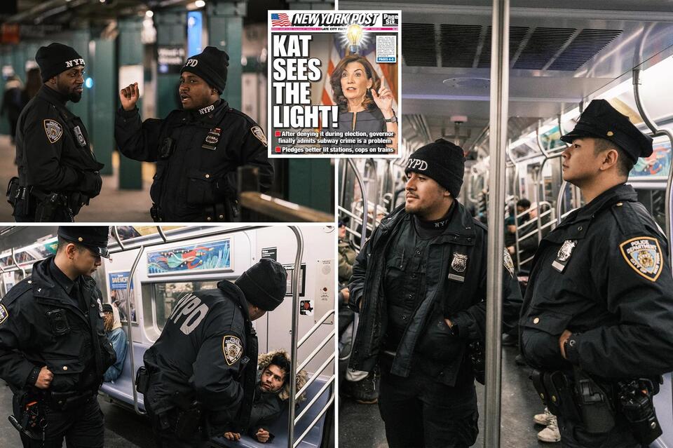 NYC straphangers cheer Hochul vow to put cops on overnight subways ...
